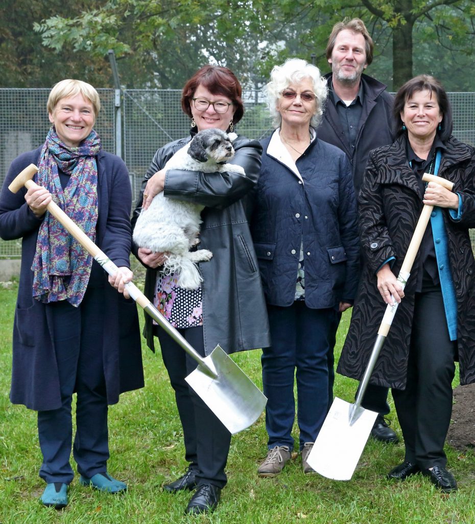 Spatenstich Hundehaus Neubau Tierheim Linz